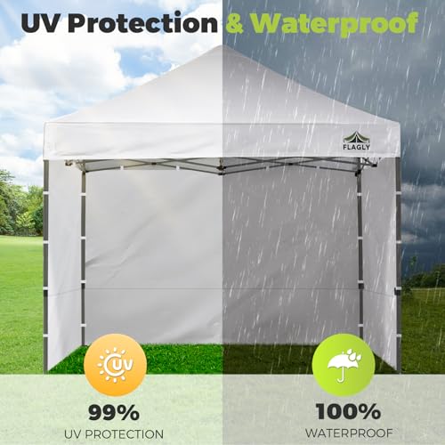 10x10 Pop Up Canopy Sidewalls 300D Waterproof E751