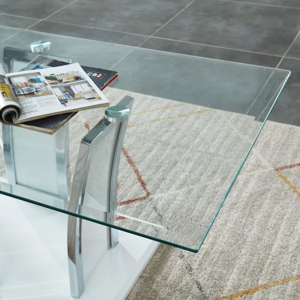 Glass Top Coffee Table J422823