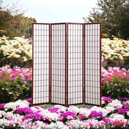 4 Panels 6ft High Japanese Style Room Divider J20920