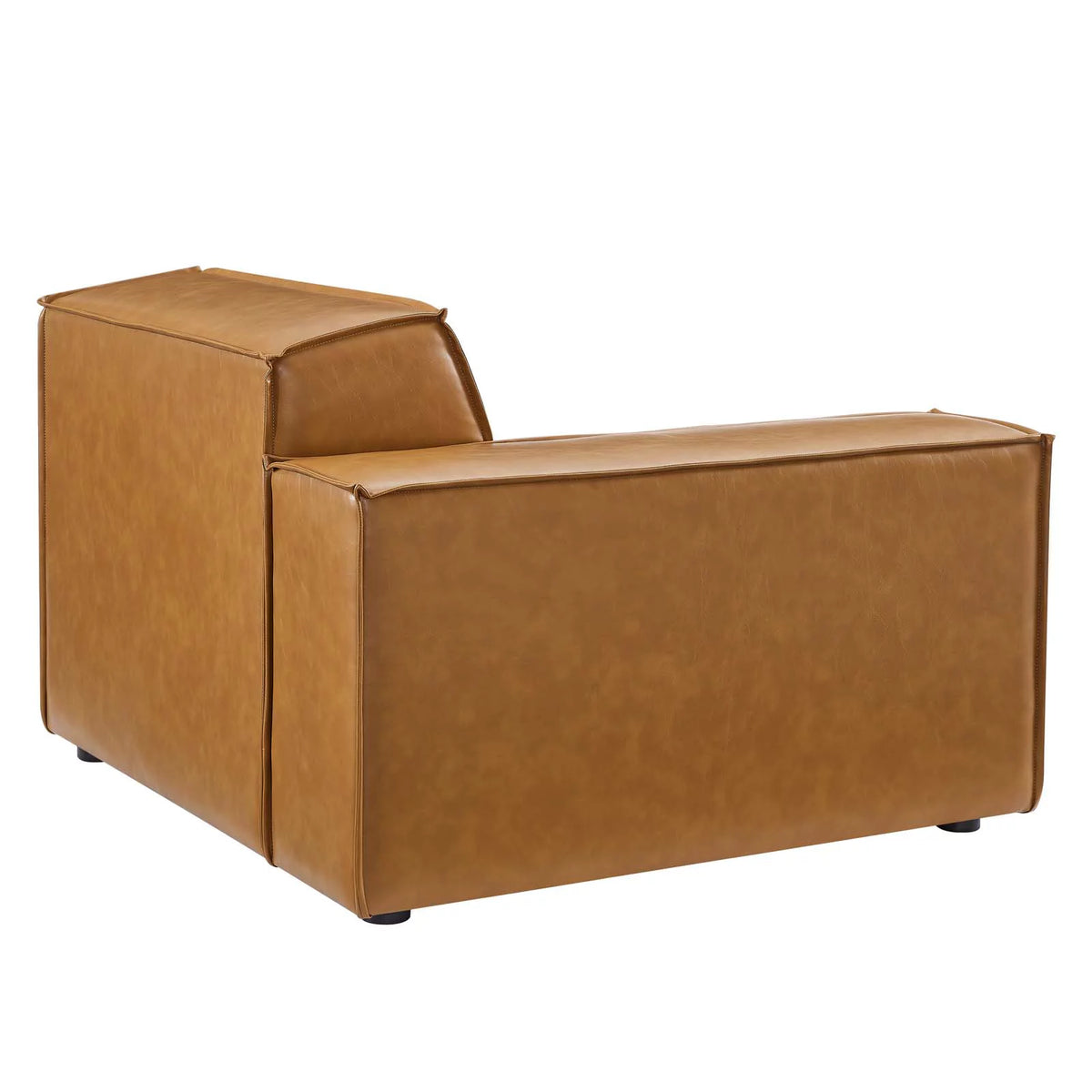 Tan Vegan Leather 4-Piece Sofa U964