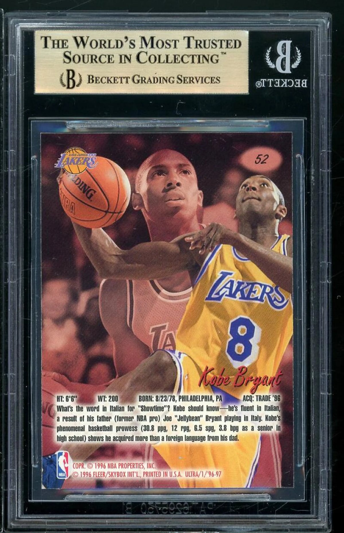 Rookie Card BGS 9.5 N3114