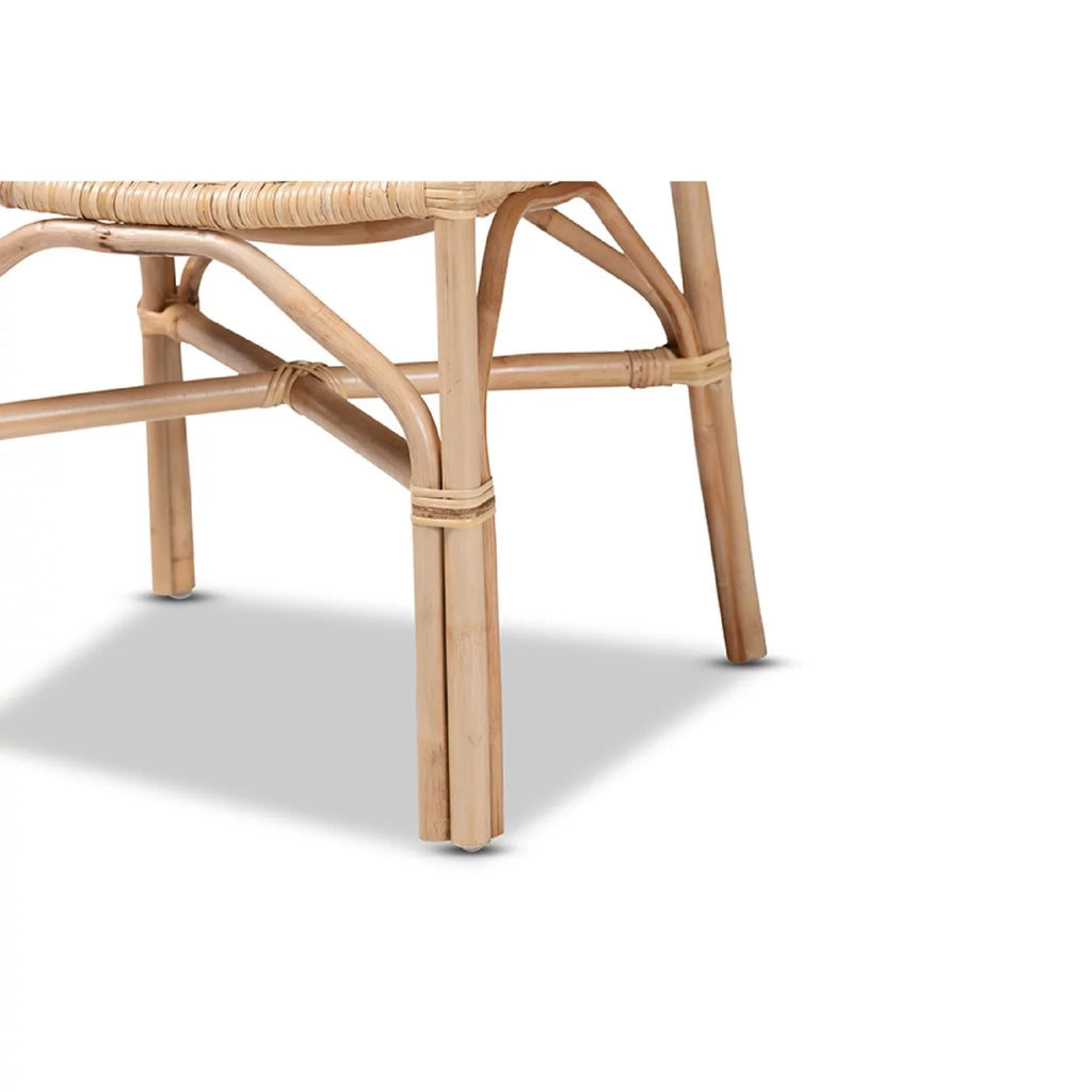 Natural Brown Rattan Dining Chair B2321