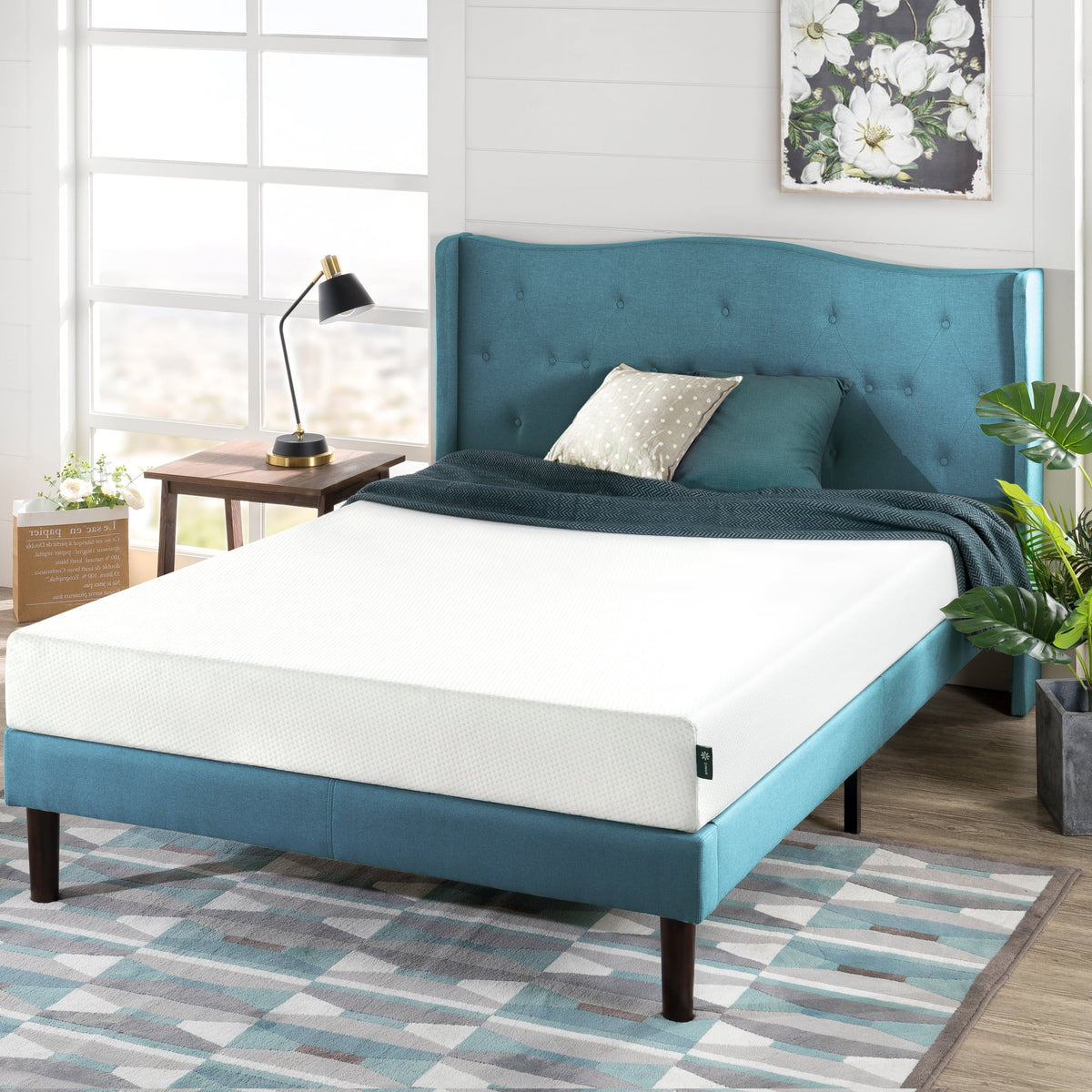 8 Green Tea Memory Foam Mattress T86852