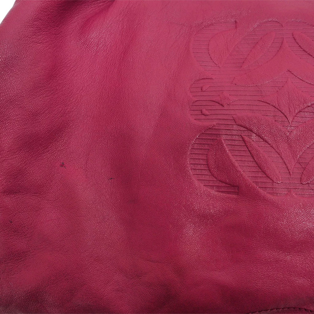 Pre-Owned Pink Leather Handbag X7722