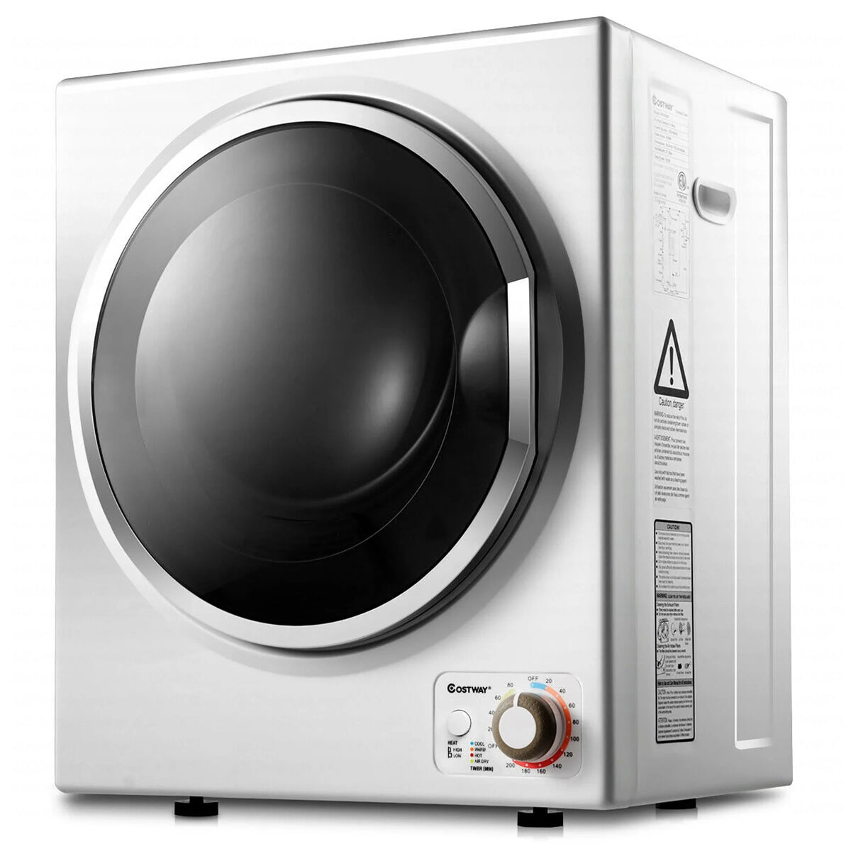 Compact Electric Cloth Dryer Stainless Steel Wall Mounted 1.5 cu .ft. Z7299