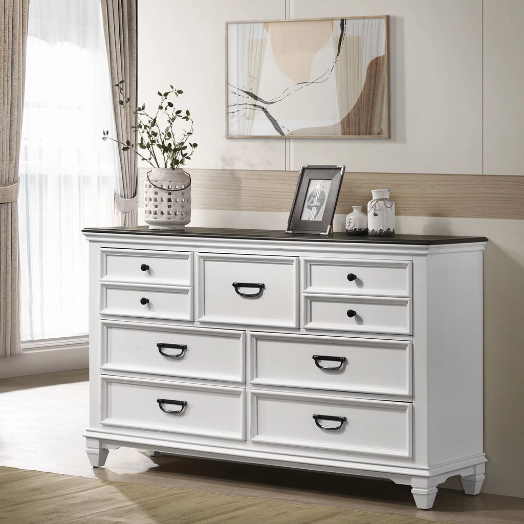 Wood 7-Drawer Dresser V923