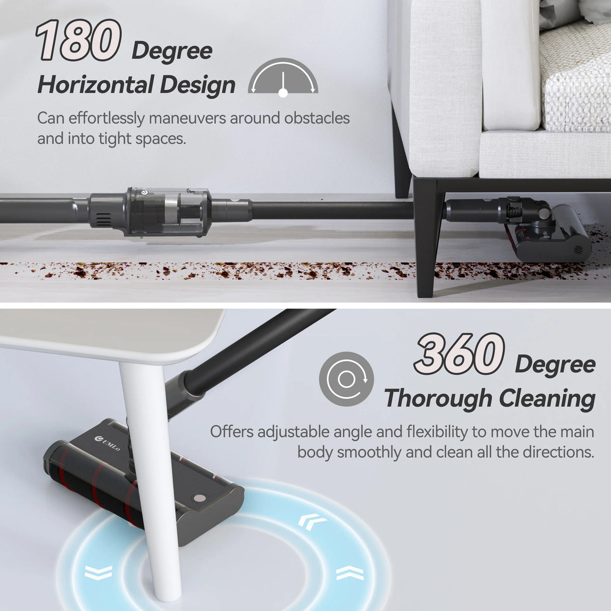 Cordless Vacuum Cleaner, 6-in-1 Stick Vacuum, 22000Pa Lightweight Handheld Vacuum F178