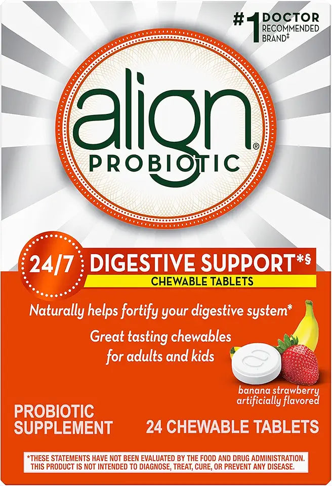 Chewable Probiotic Tablets, 24 Tablets B872