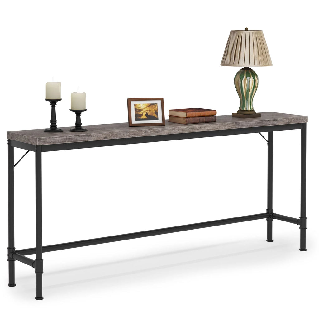 70.9" Grey Console Table X876013