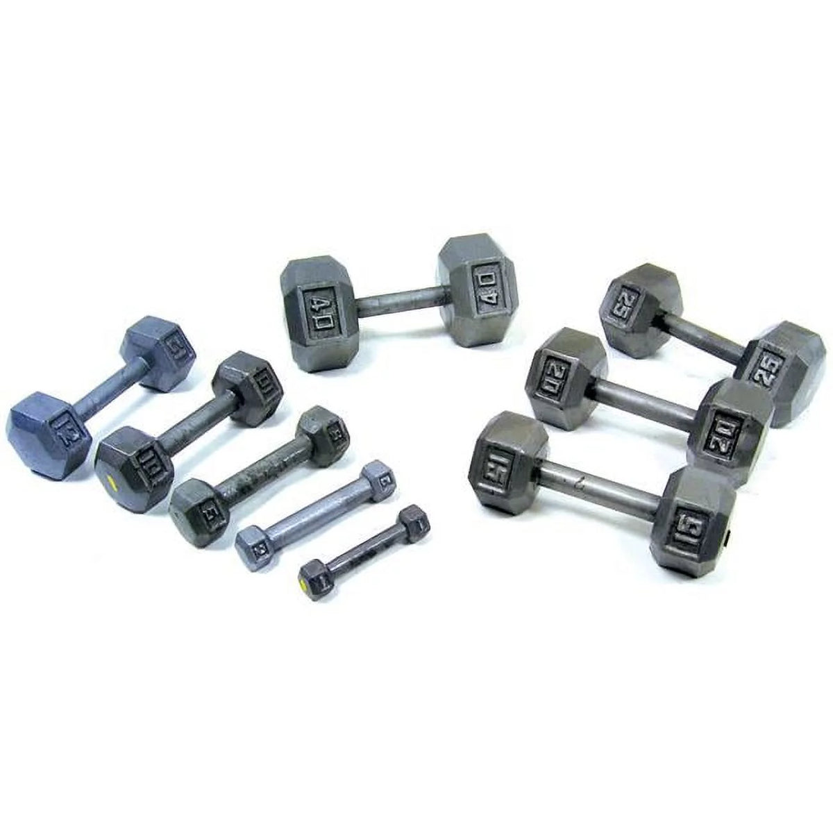 Cast Iron Hex Dumbbell K169278