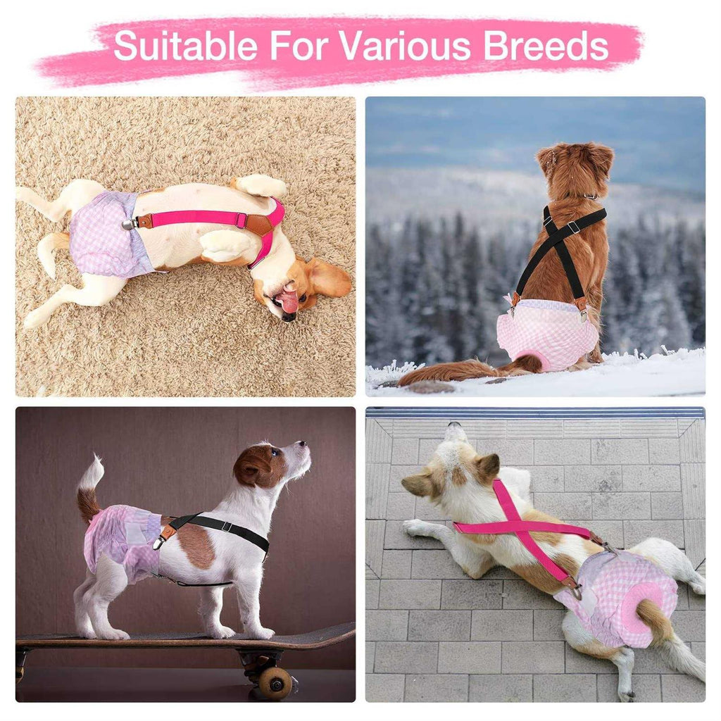 2 Pieces Dog Diaper Suspenders V296