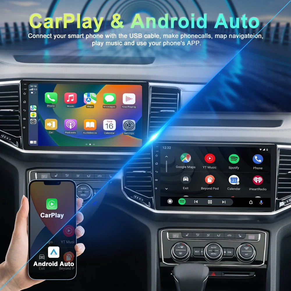 Android 12 Car Stereo Player with Backup Camera P814