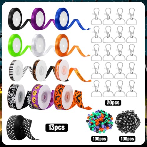 233 Pcs DIY Bead Keychain Making Kit T99097