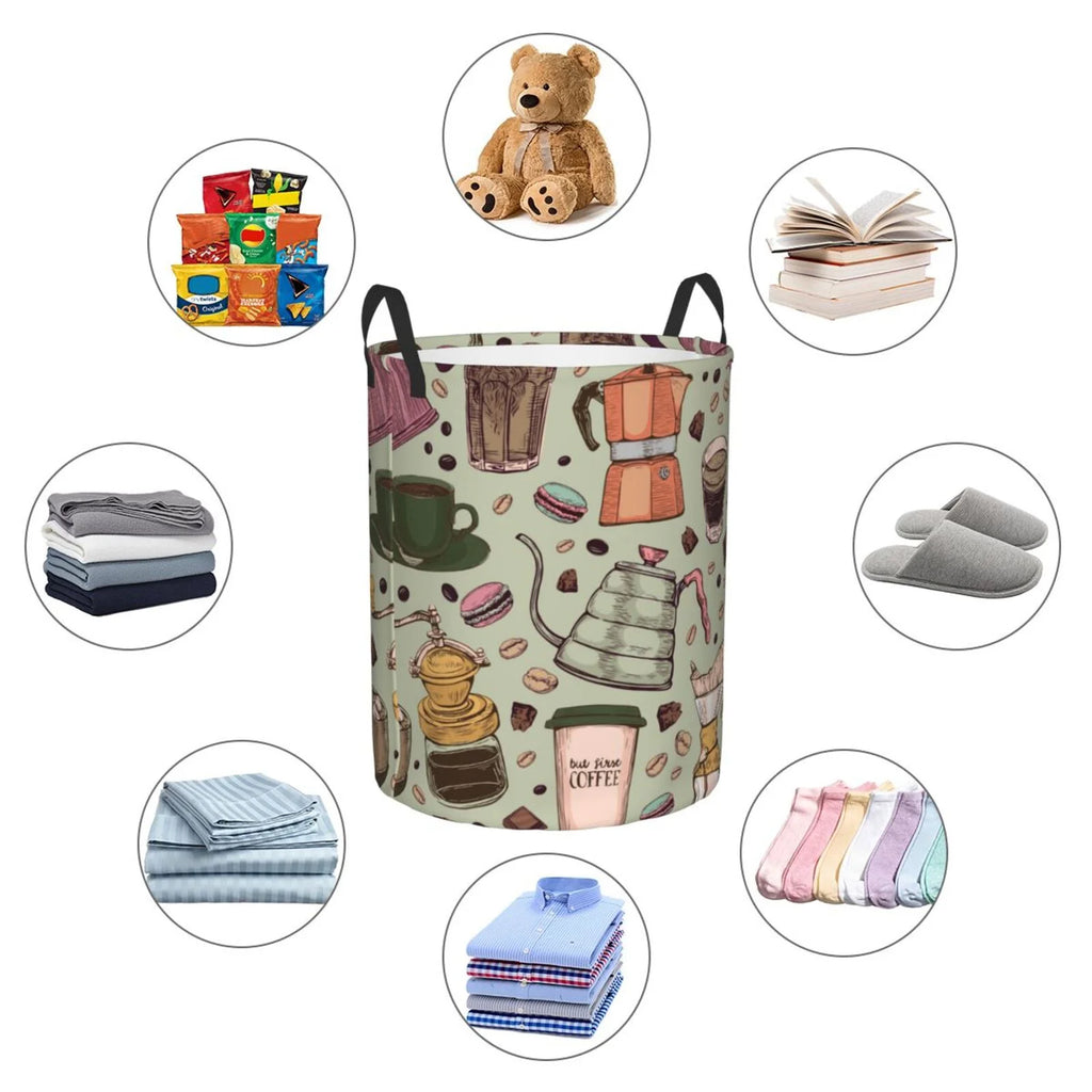 Foldable Laundry Hamper with Handles O3013