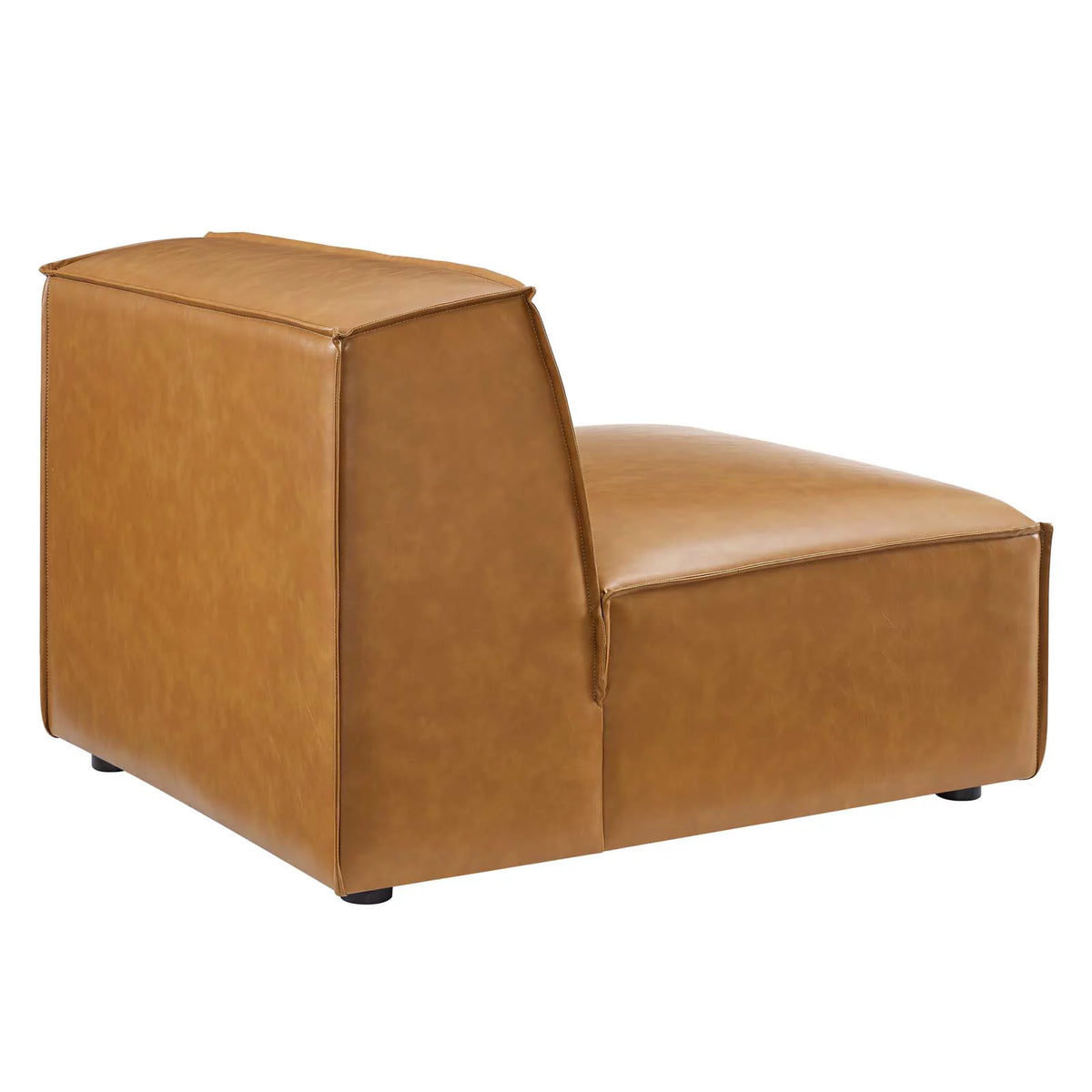 Tan Vegan Leather 4-Piece Sofa U964