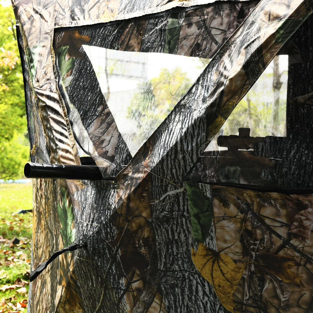Portable 3 Person Pop-Up Hunting Blind with Carrying Bag X522153