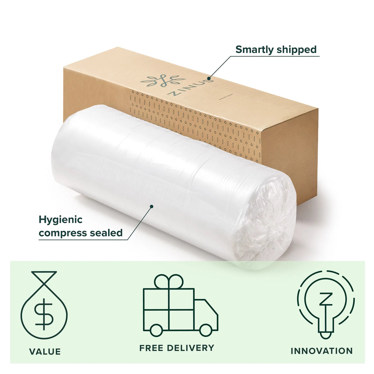 12 Memory Foam Queen Mattress Y616