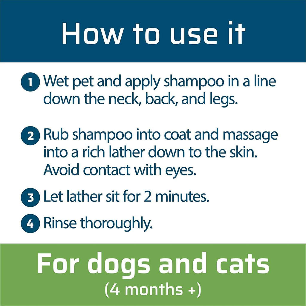 Flea and Tick Shampoo for Dogs Cats Y780836