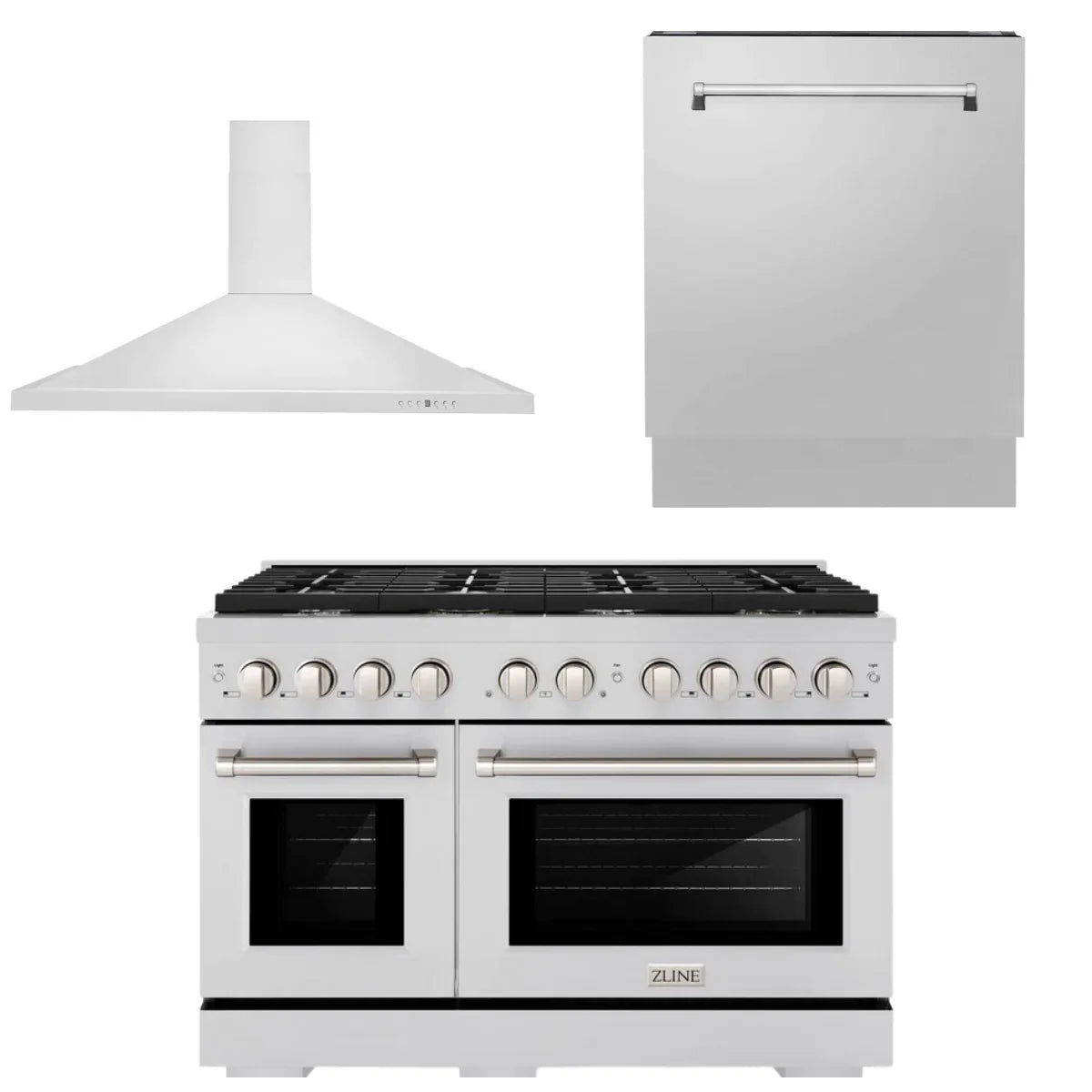48 Gas Range, Range Hood and Dishwasher N85280