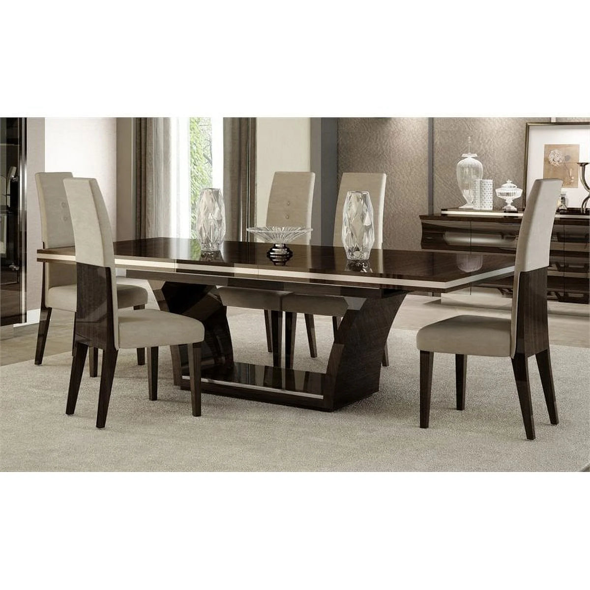 Modern Lacquer Wood Dining Table X4066