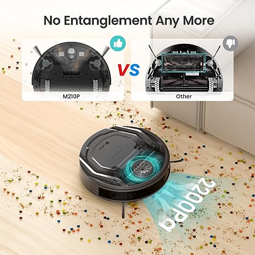 Robot Vacuum Cleaner, Super Thin, Powerful Suction, Quiet, Self-Charging, Grey N138187