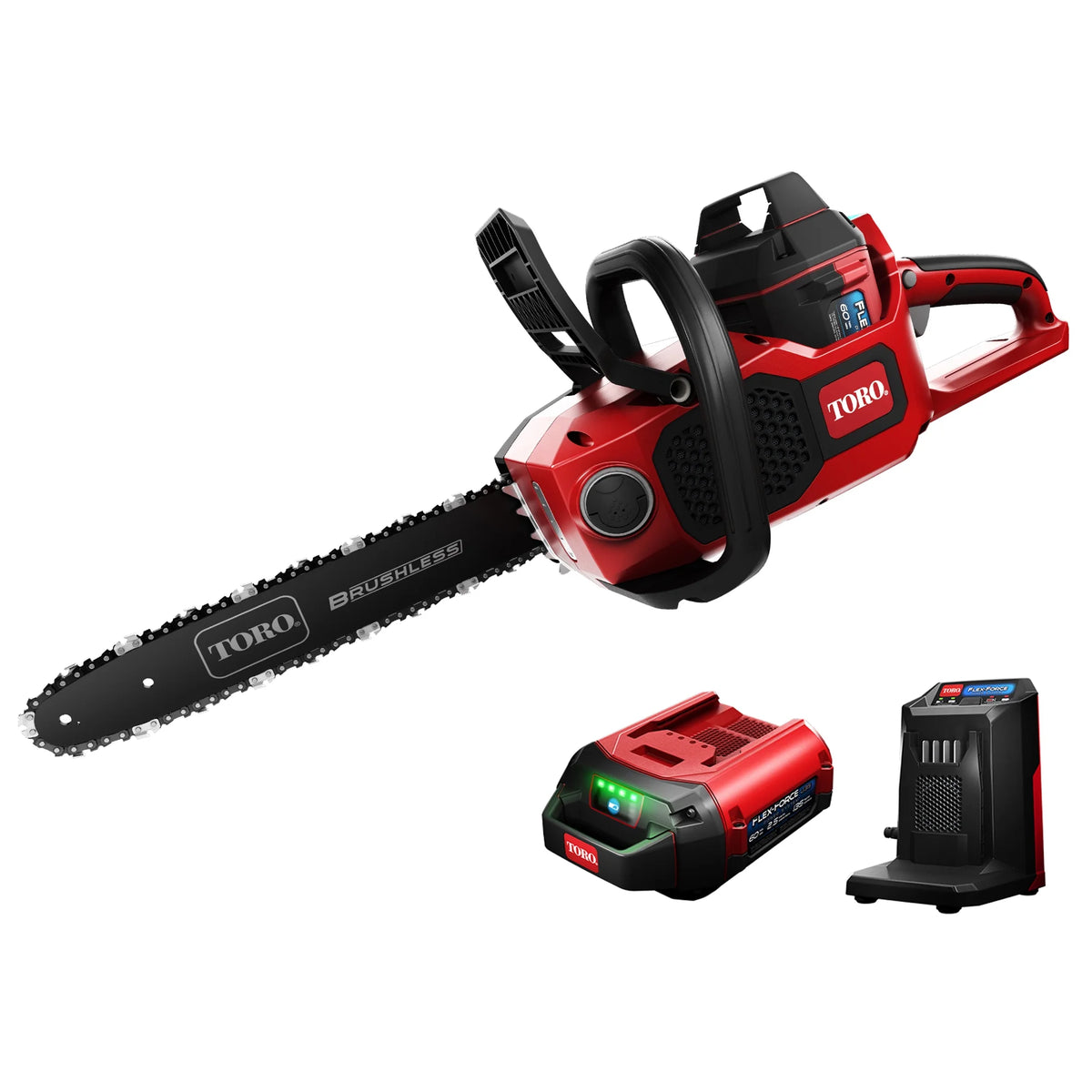 60V 16 Electric Brushless Chainsaw with Battery & Charger J439