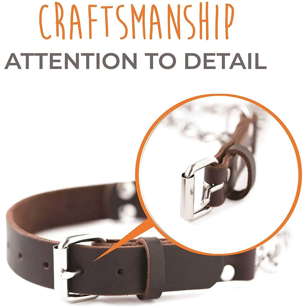 Leather Martingale Collar E270526