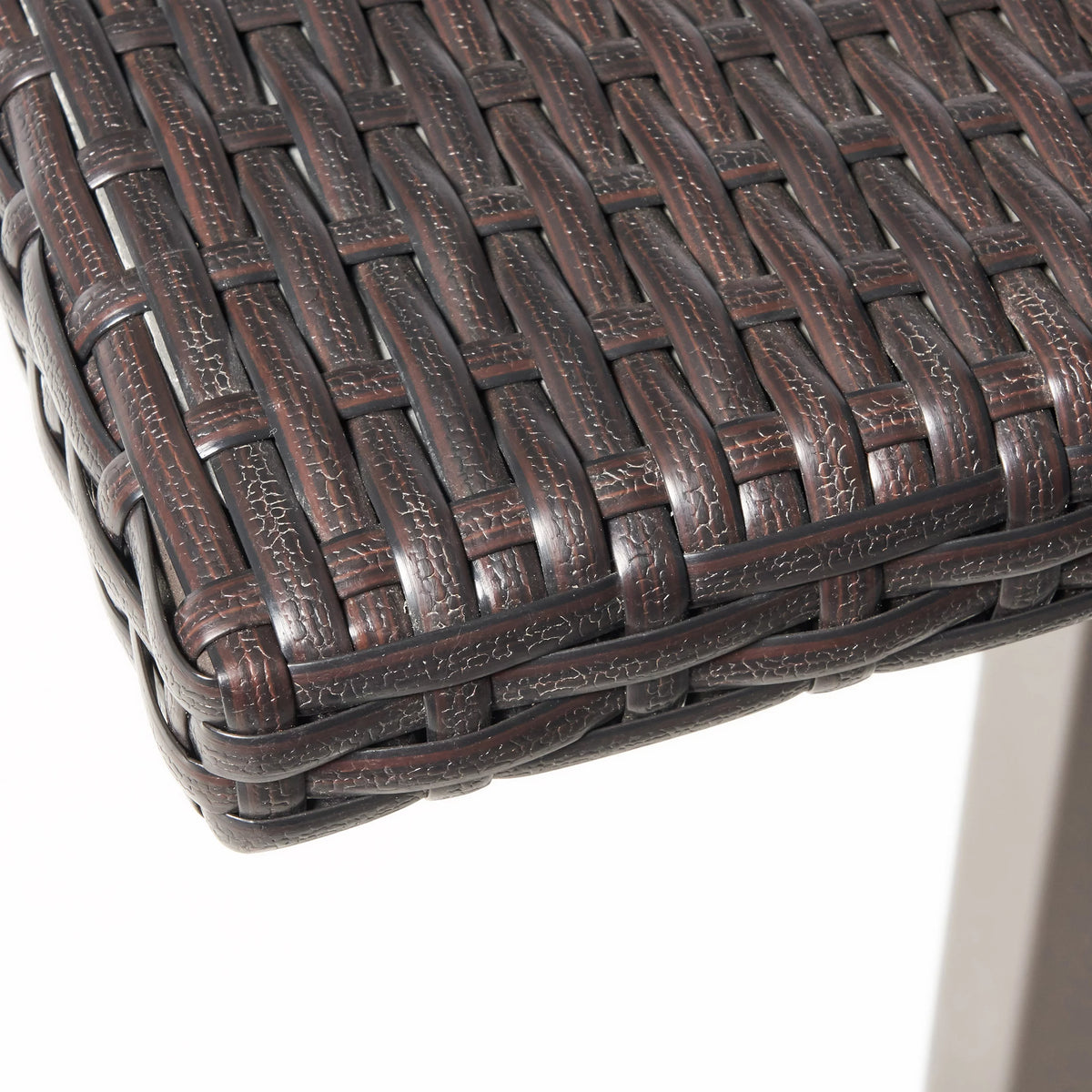 26 Inch Wicker Square Bar Table X248