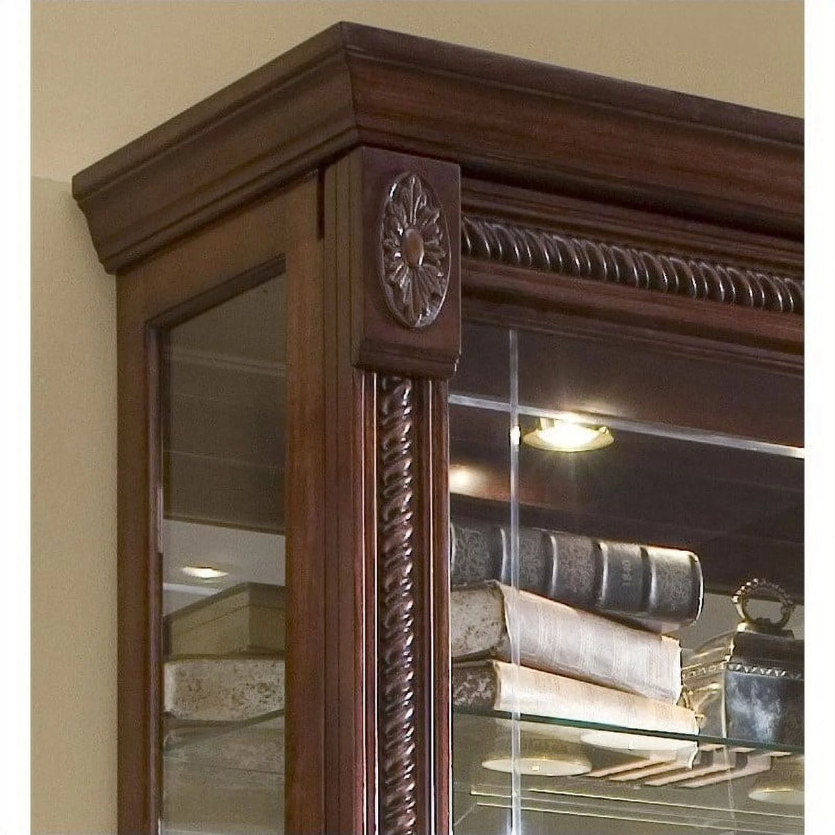 Cherry Curio Cabinet P92239