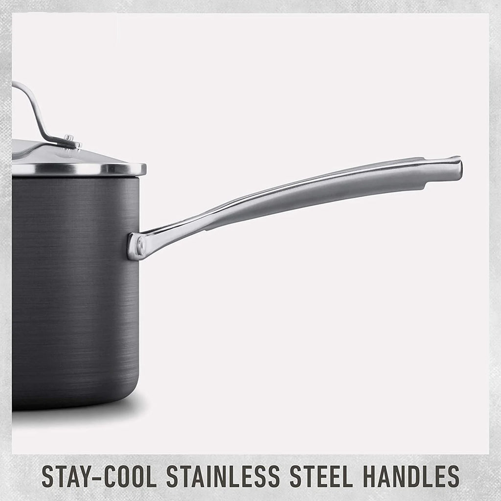 Hard-Anodized Nonstick Sauté Pan with Cover, 5-Quart X380