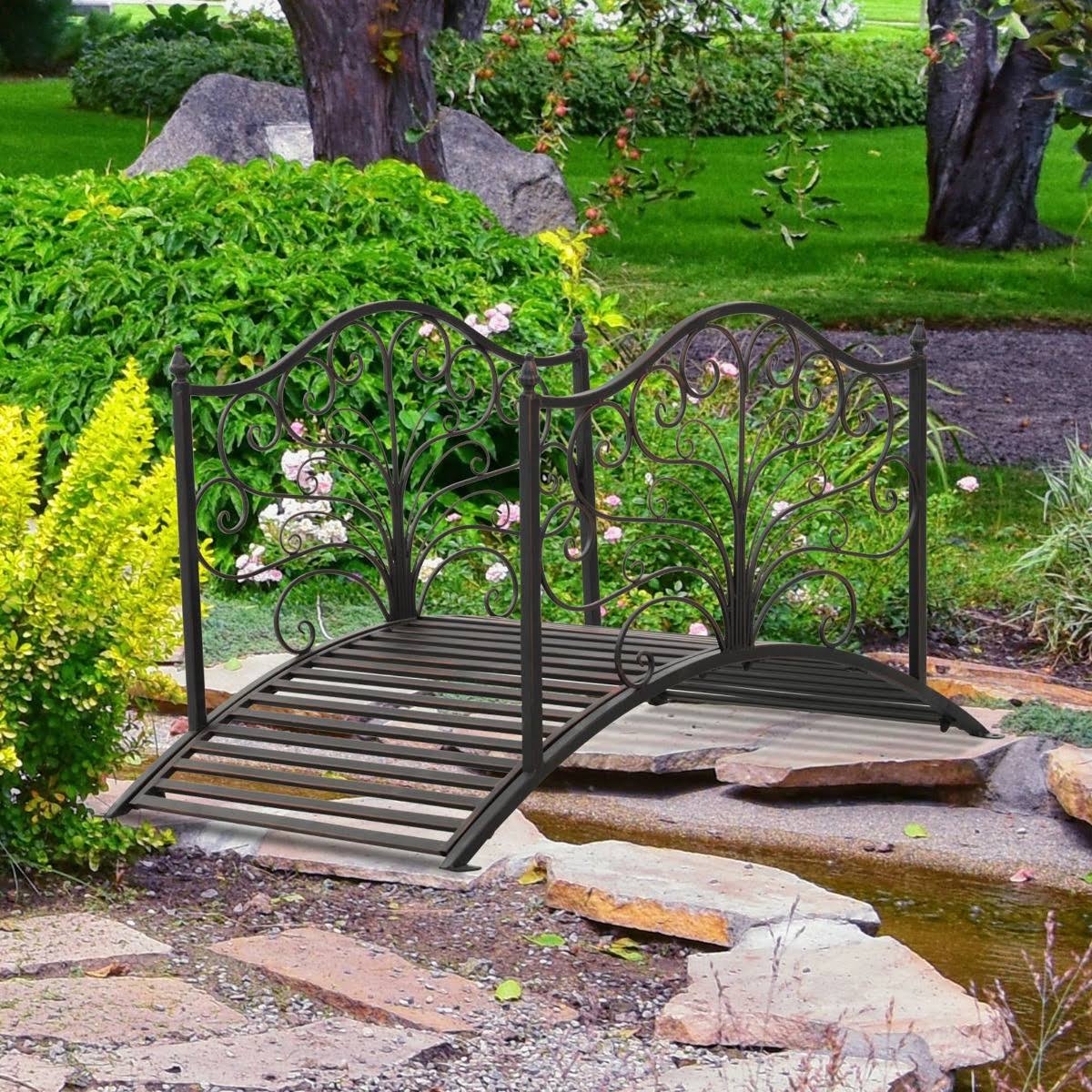 Metal Arched Decorative Garden Bridge G313