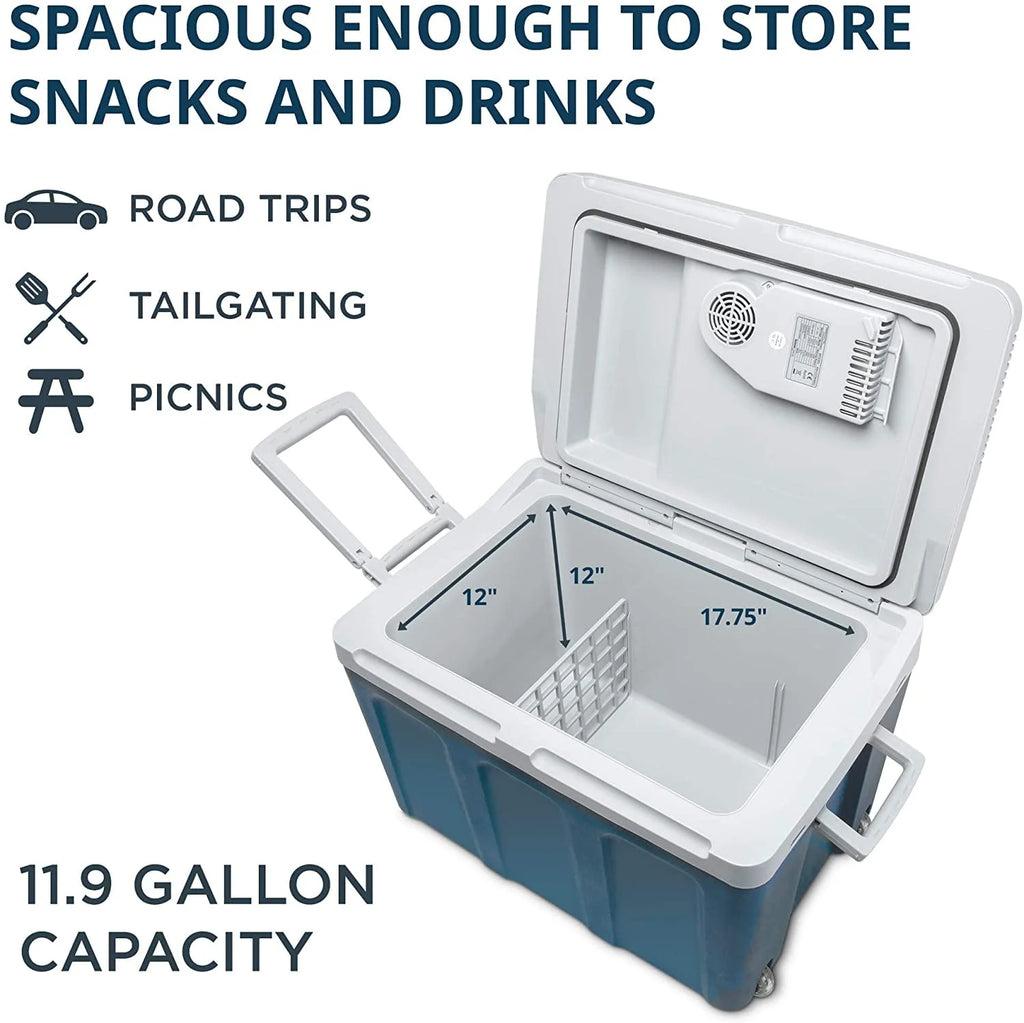Electric Portable Cooler & Warmer with Wheels & Handle O454