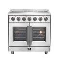 36 Freestanding French Door Electric Range with 5 Elements V521932