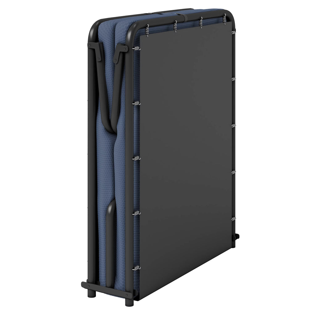 Folding Guest Bed Cot with Cooling Gel Foam Mattress, Twin R7397