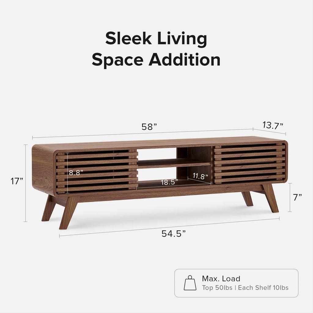 59 Mid-Century Modern TV Stand Console X599534