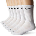 White Crew Training Socks 6 Pair P9652