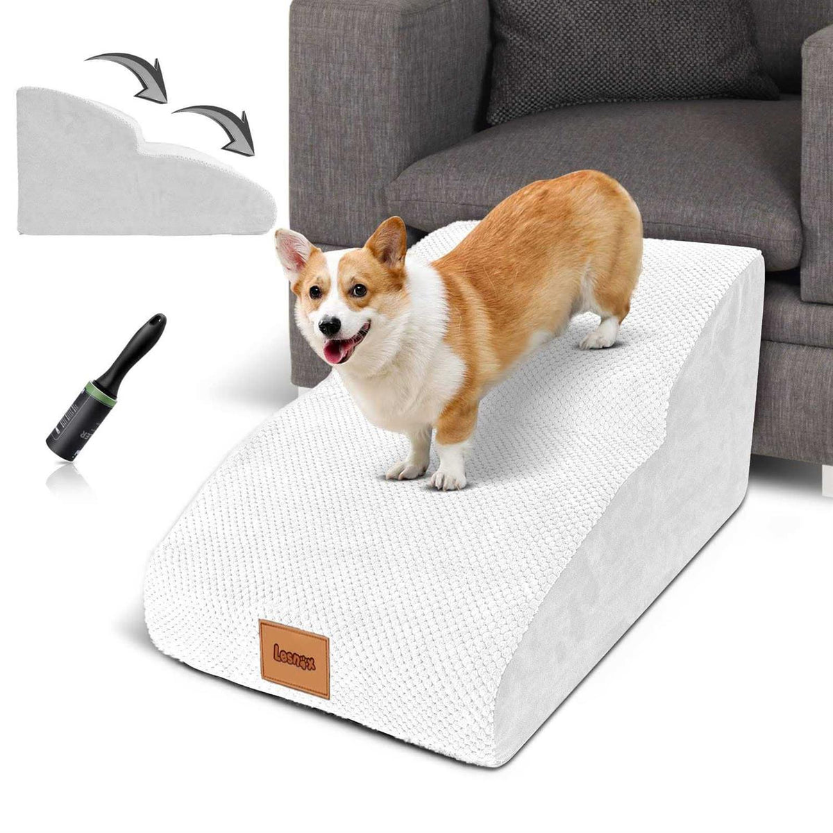 2-Step 30D Foam Pet Stairs with Waterproof Cover A663816