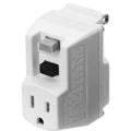 White GFCI Plug with Surge Protection Electrical Outlet H802