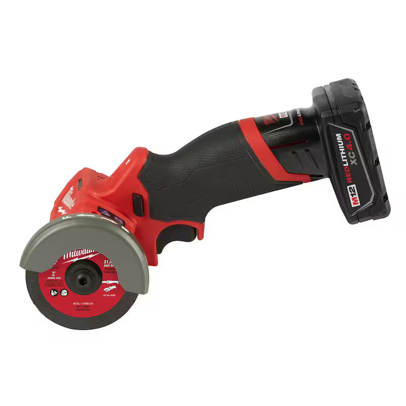 12V Cordless Brushless Cut Off Saw Kit with Battery F7877