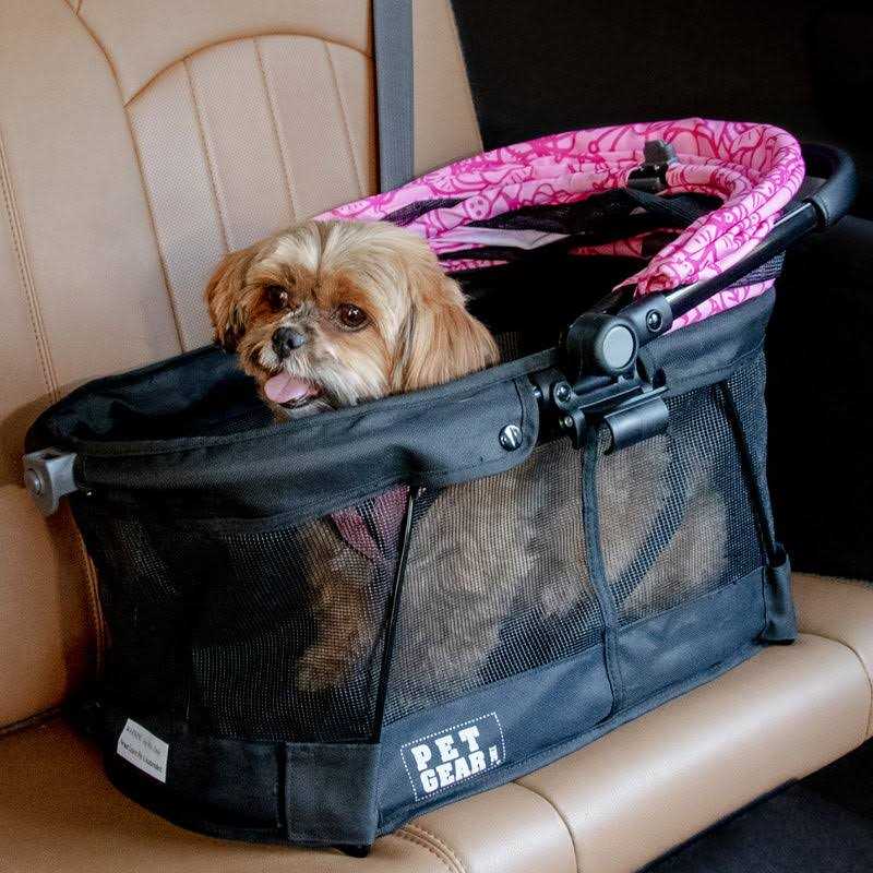 Pet Stroller Booster and Carrier Travel System W146050