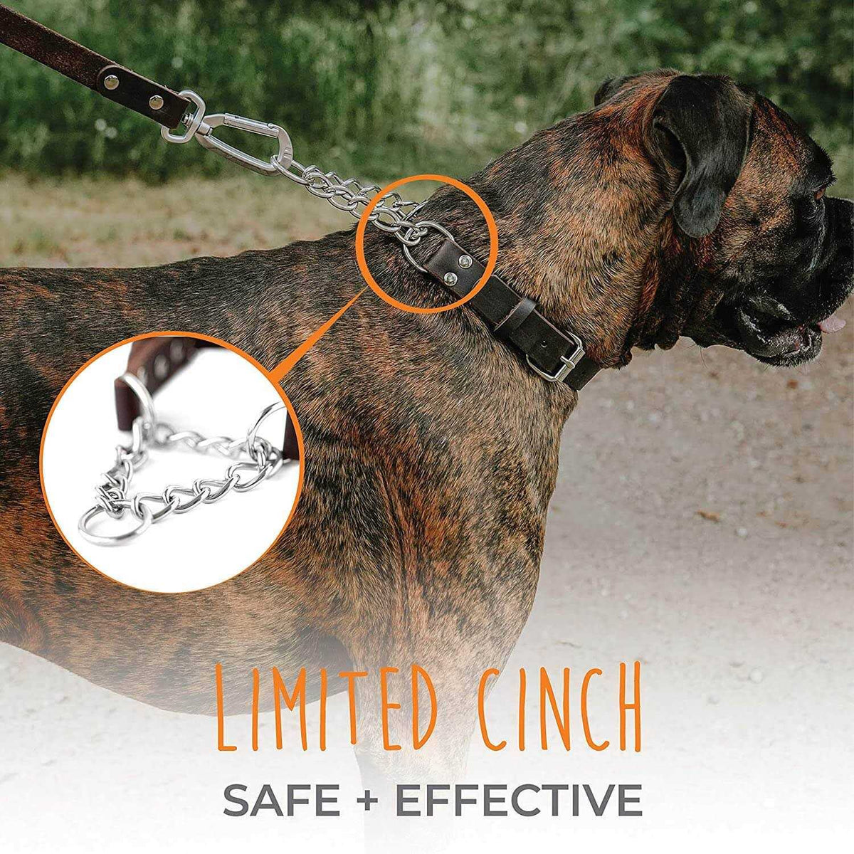 Leather Martingale Collar E270526