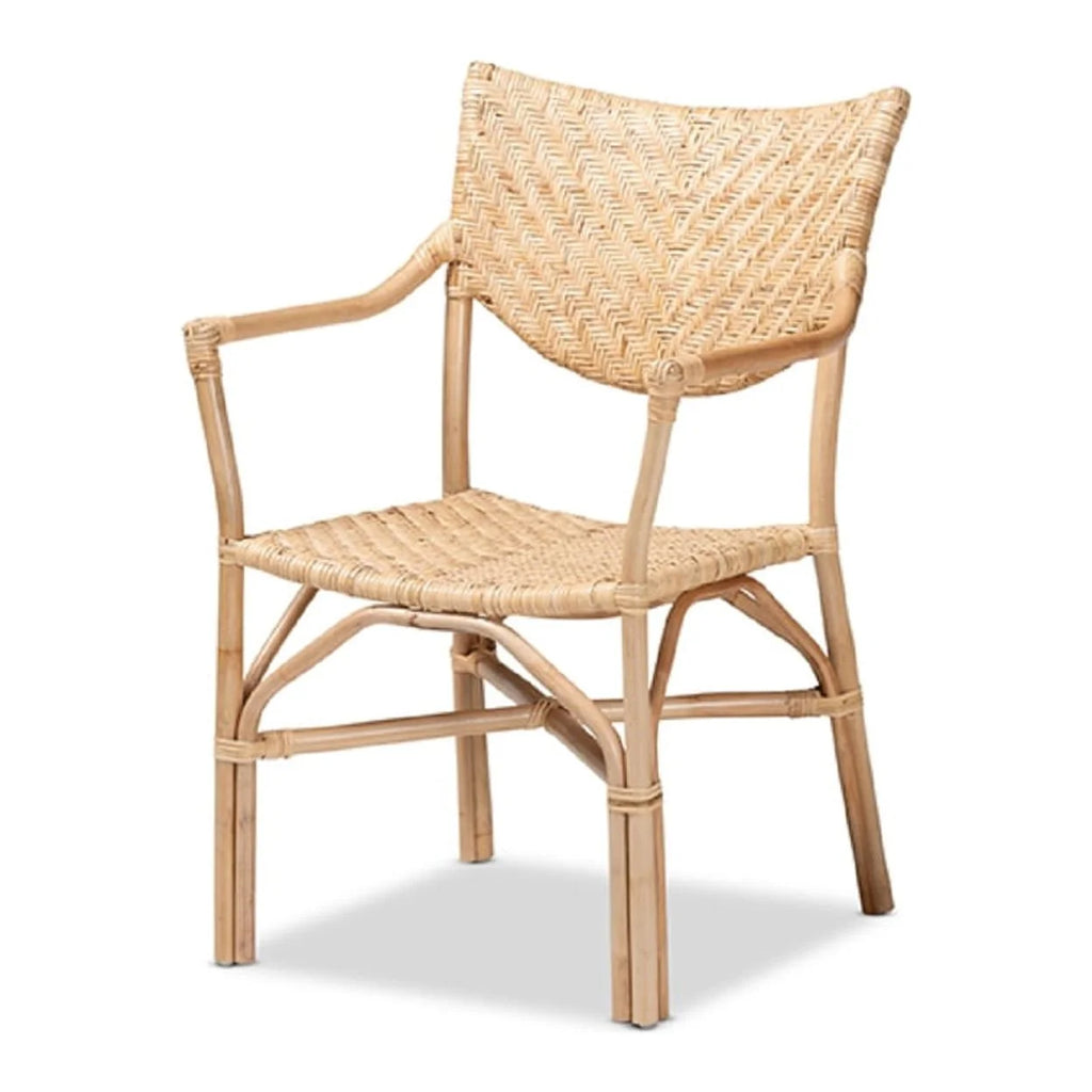 Natural Brown Rattan Dining Chair B2321
