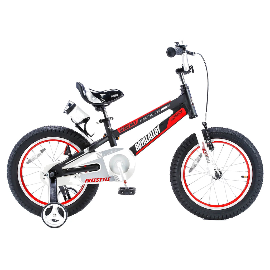 Red Kids Bike with Training Wheels C68624