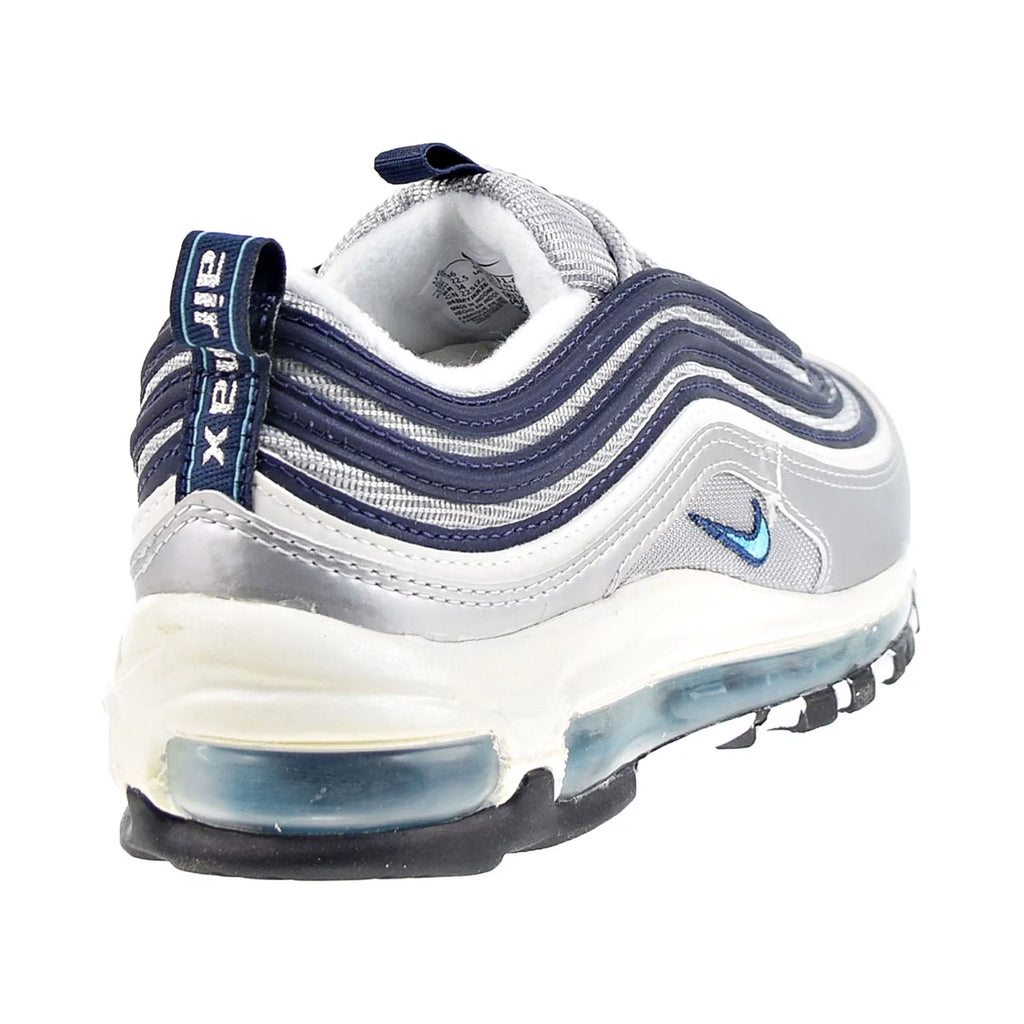 Metallic Silver Chlorine Blue Shoes G792