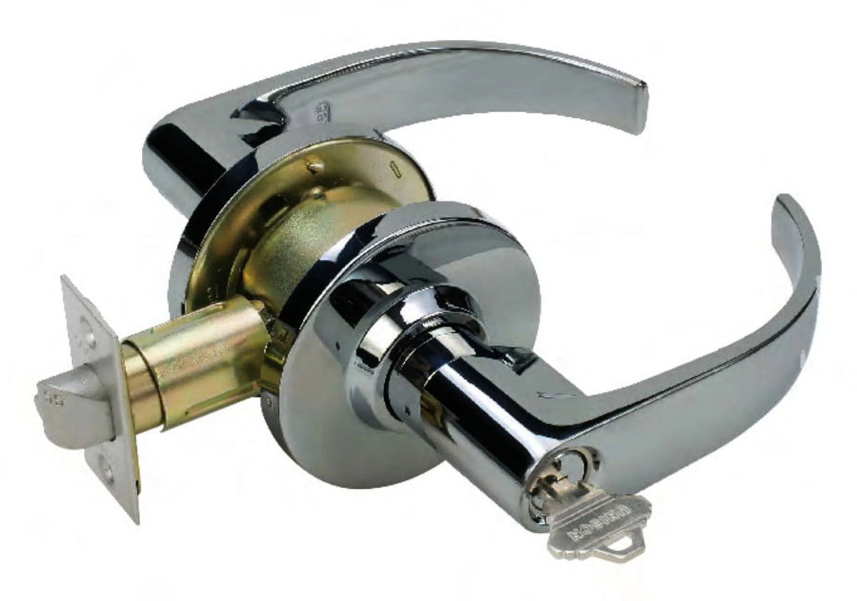 Chrome Door Lever Set C31331