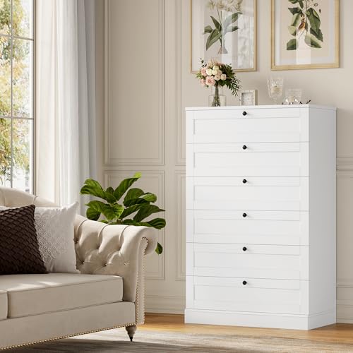 6 Drawer Wood Dresser M689
