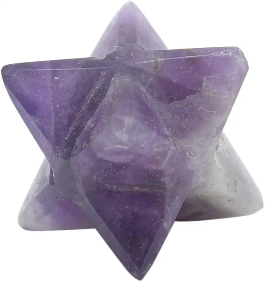 Purple Amethyst 8 Point Star Set of 5 Pcs W30019