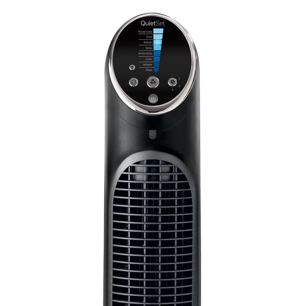 Black Oscillating Electric Tower Stand Fan Q338762