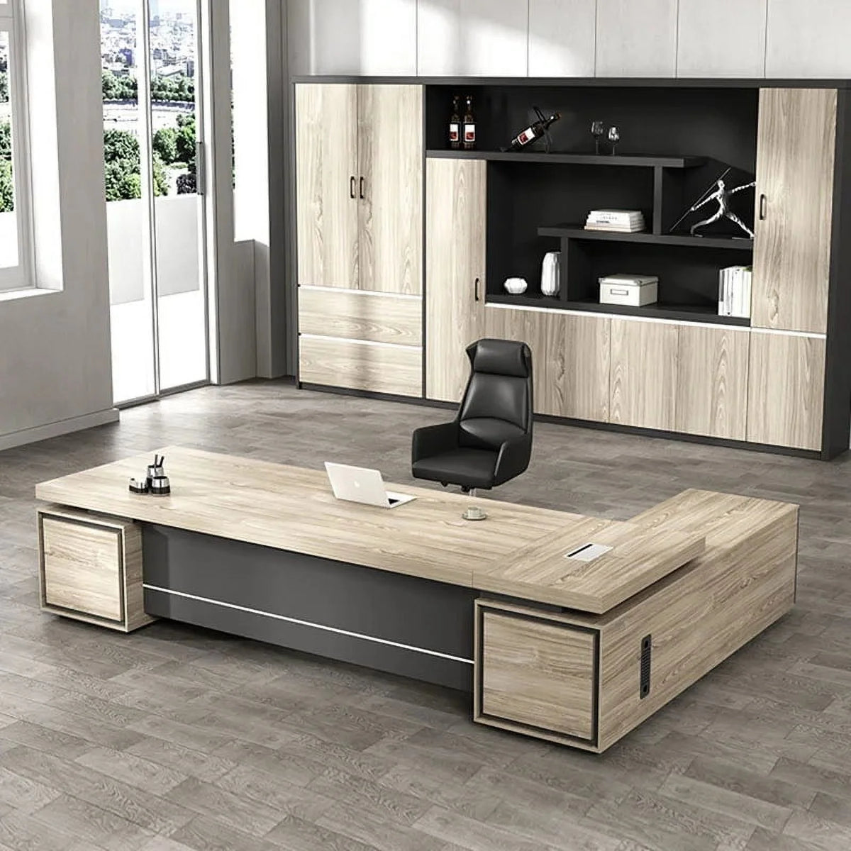 Executive Office Desk with Drawers Z1921