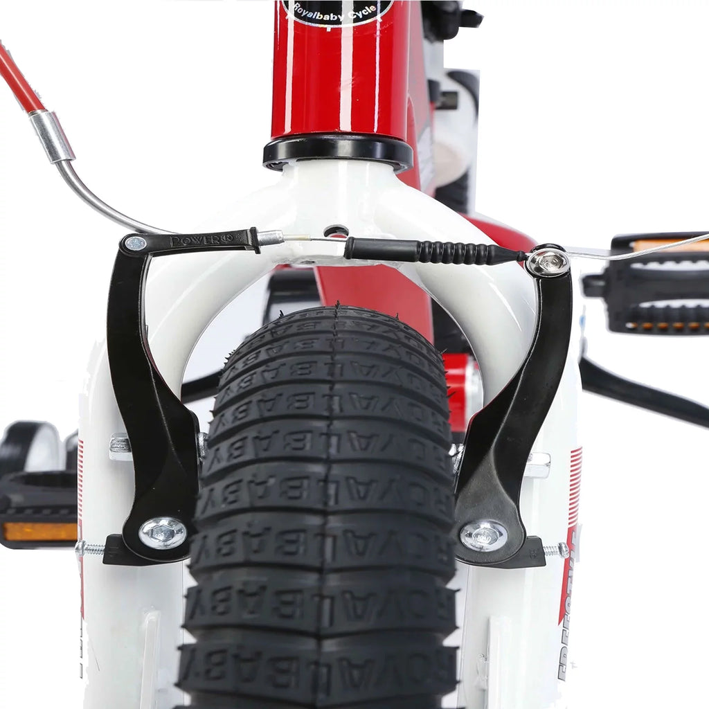 Red Kids Bike with Training Wheels C68624